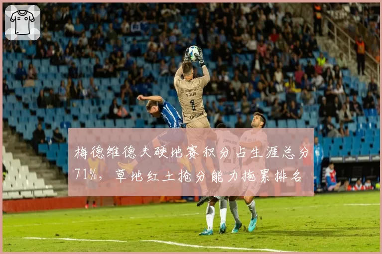 梅德维德夫硬地赛积分占生涯总分71%，草地红土抢分能力拖累排名